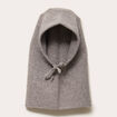 Cagoule beige femme