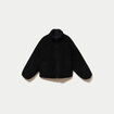 Parka r&eacute;versible effet polaire noir femme