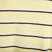 Polo manches longues col chemise jaune clair femme