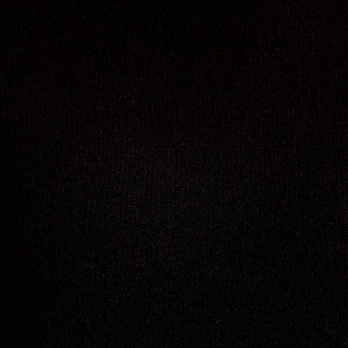 Robe pull droite manches longues noir femme