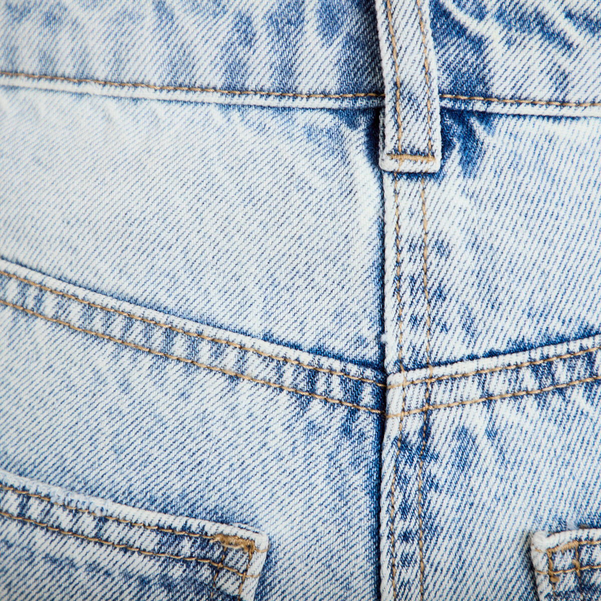Jean denim bleach femme