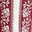Blouse brod&eacute;e col tunisien ecru femme