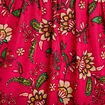 Robe longue &eacute;vas&eacute;e effet satin&eacute;e rose femme