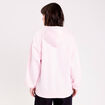 Sweat oversize &agrave; capuche manches longues rose clair femme
