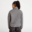 Veste matelass&eacute;e zipp&eacute;e gris clair femme