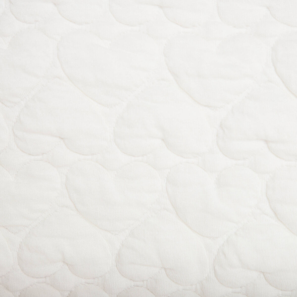 Gilet matelass&eacute; sans manches ecru femme