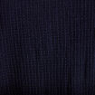 Blouse broderie manches longues bleu marine femme