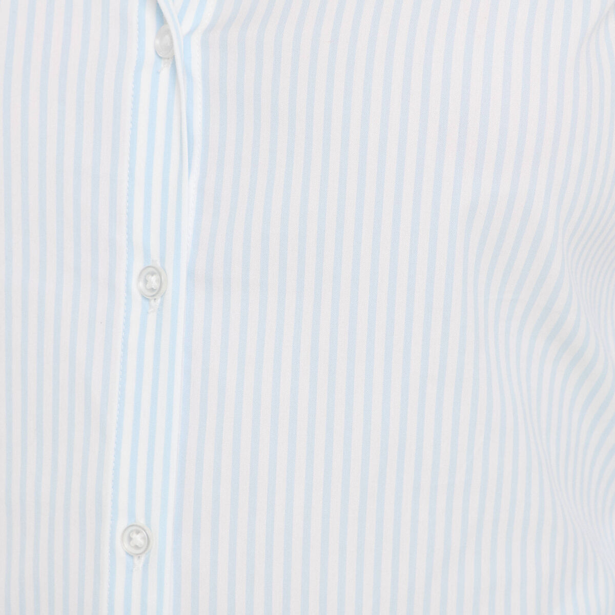 Chemise manches longues bleu femme
