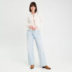 Blouse broderie anglaise ecru femme