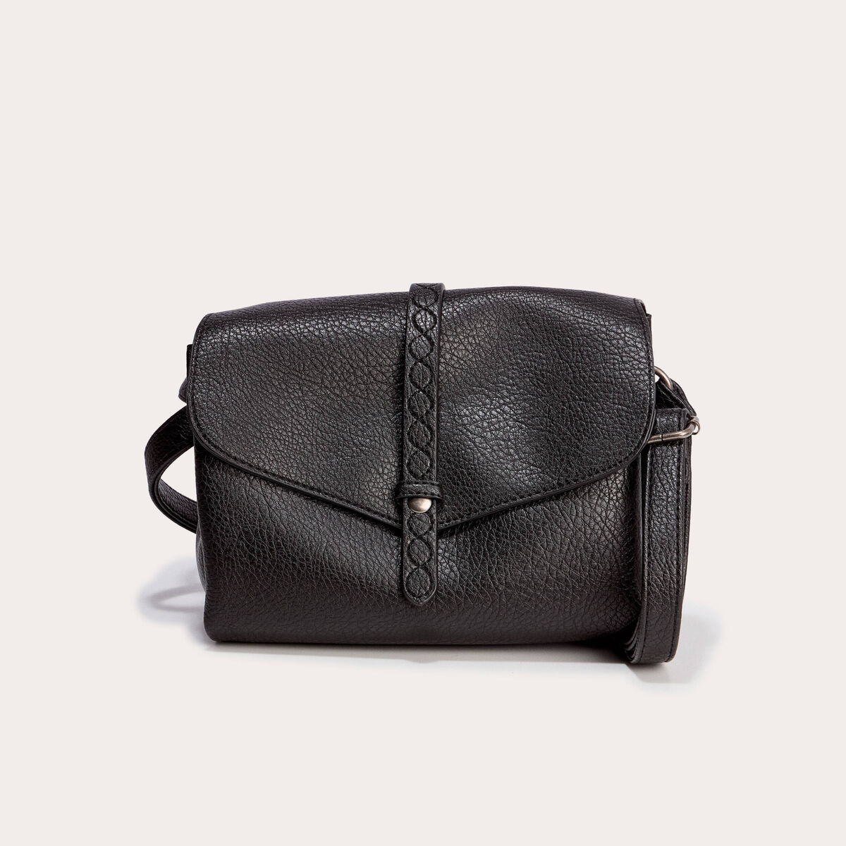 Sac similicuir noir femme