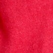 Gilet col v manches longues rouge femme