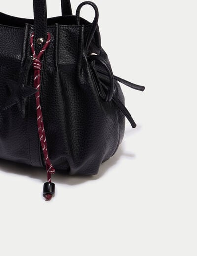 Sac port&eacute; &eacute;paule noir femme