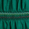 Robe courte &eacute;vas&eacute;e col am&eacute;ricain vert fonc&eacute; femme