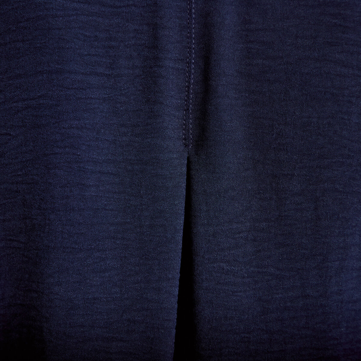 Blouse manches longues bleu marine femme