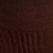 Leggings taille haute sans couture marron fonc&eacute; femme