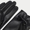 Gants noir femme