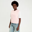 Gilet sans manches rose clair femme