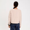 Veste effet polaire beige femme