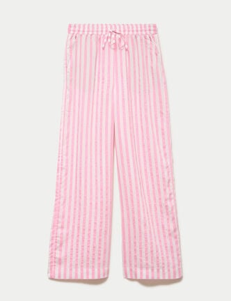 Pantalon bootcut taille standard rose femme