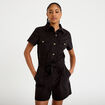 Combishort noir femme