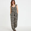 Combinaison sarouel fines bretelles noir femme