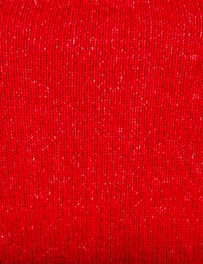 Pull manches longues rouge femme