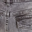 Jean bootcut taille basse denim gris femme