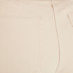Jean large cargo ecru femme