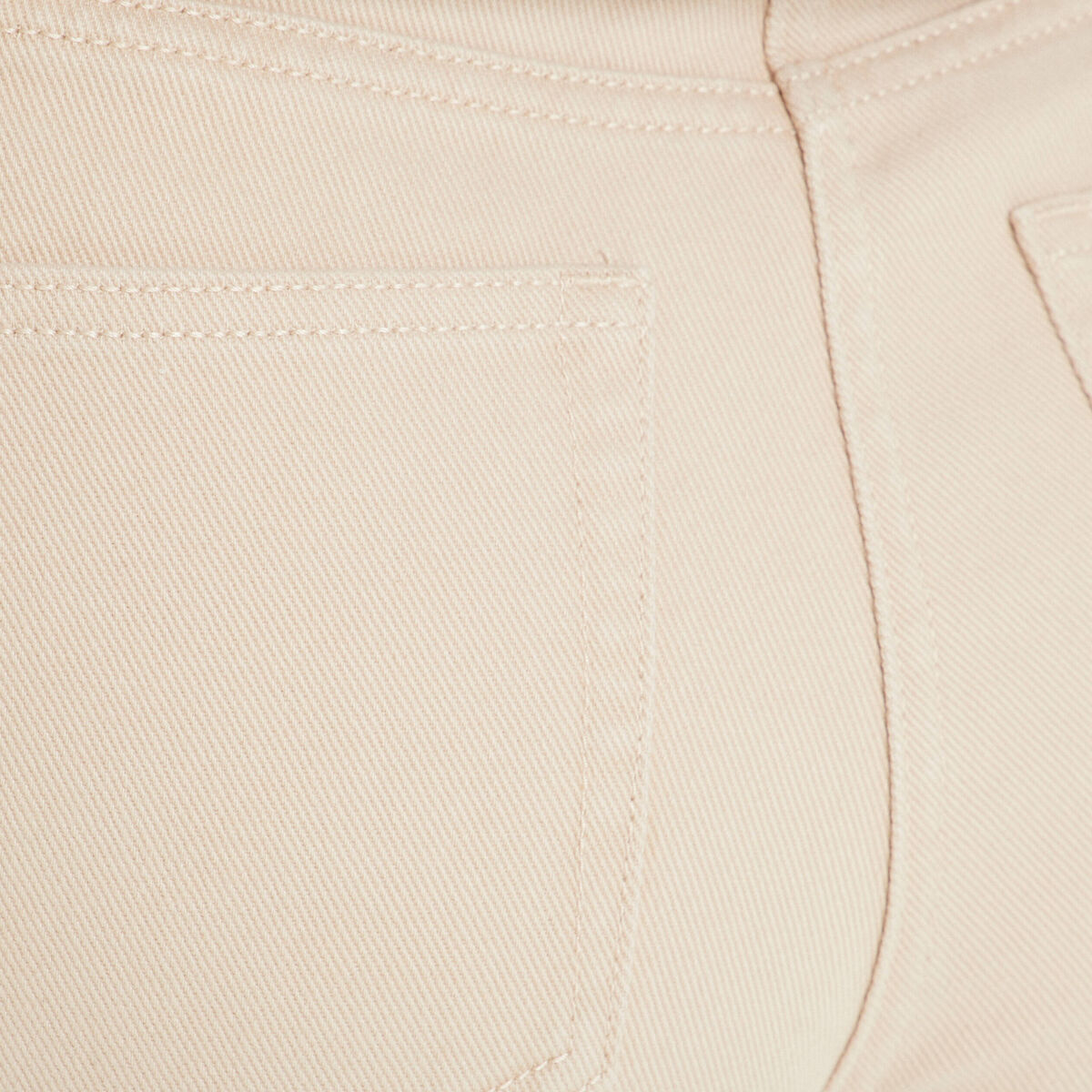 Jean large cargo ecru femme