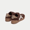 Baskets basses marron femme