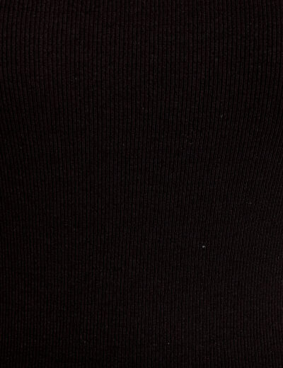 D&eacute;bardeur c&ocirc;tel&eacute; ajust&eacute; d&eacute;collet&eacute; noir femme