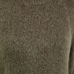 Pull manches longues vert kaki femme