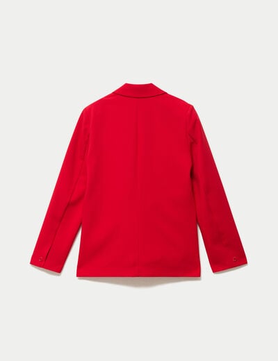 Veste esprit blazer rouge femme