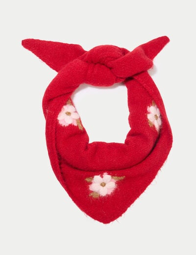 &Eacute;charpe fluide rouge femme