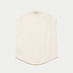 Chemise sans manches col am&eacute;ricain ecru femme
