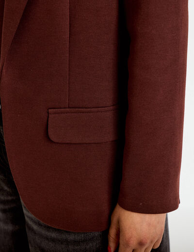 T-shirt manches courtes marron femme