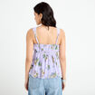 D&eacute;bardeur bretelles r&eacute;glables Bridgerton violet clair femme