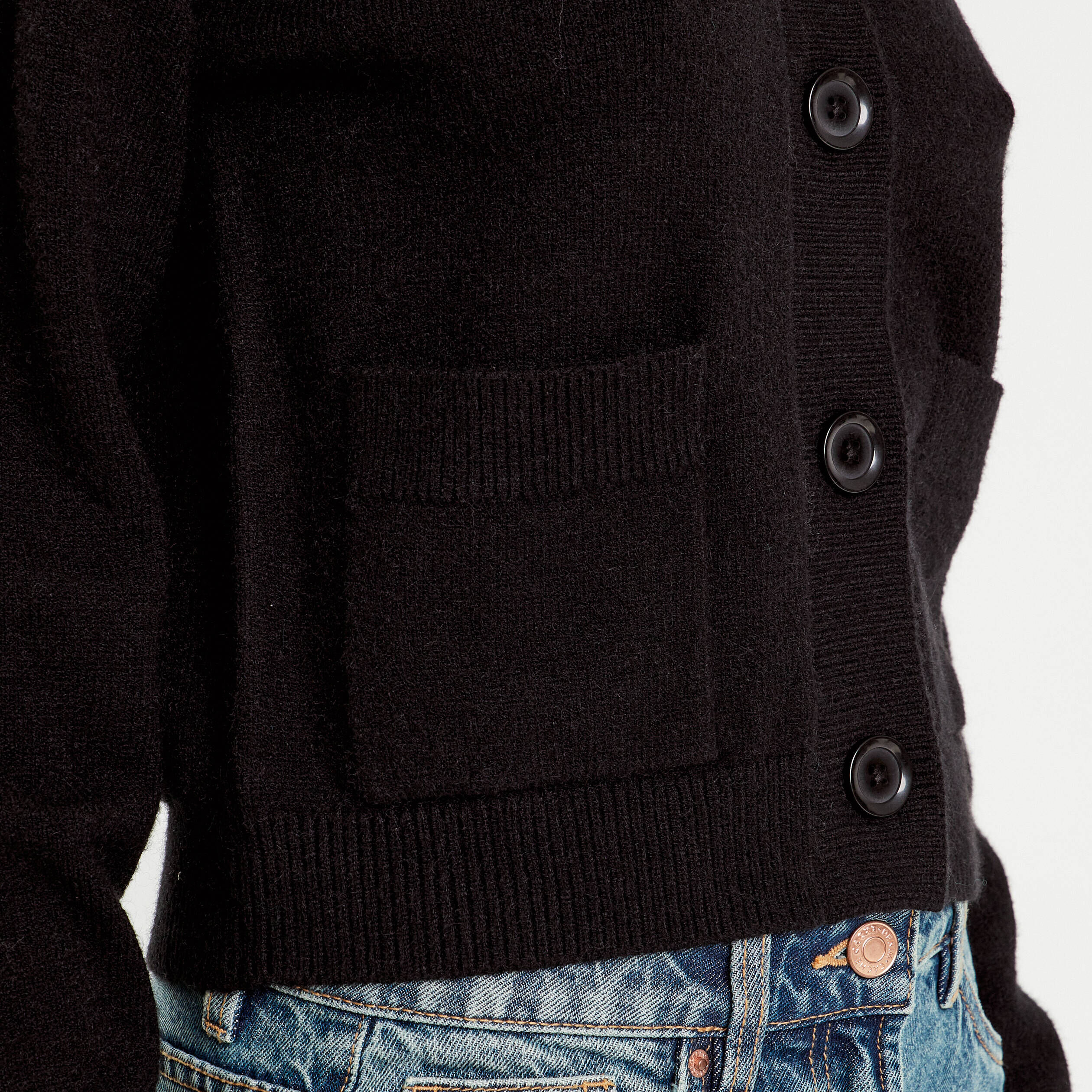 Manteau Oversize Pour Femme Ellazhu - Revers Boutonnés, Ourlet Irrégulier, Manches Longues - Taille Unique (S-XL) - 2
