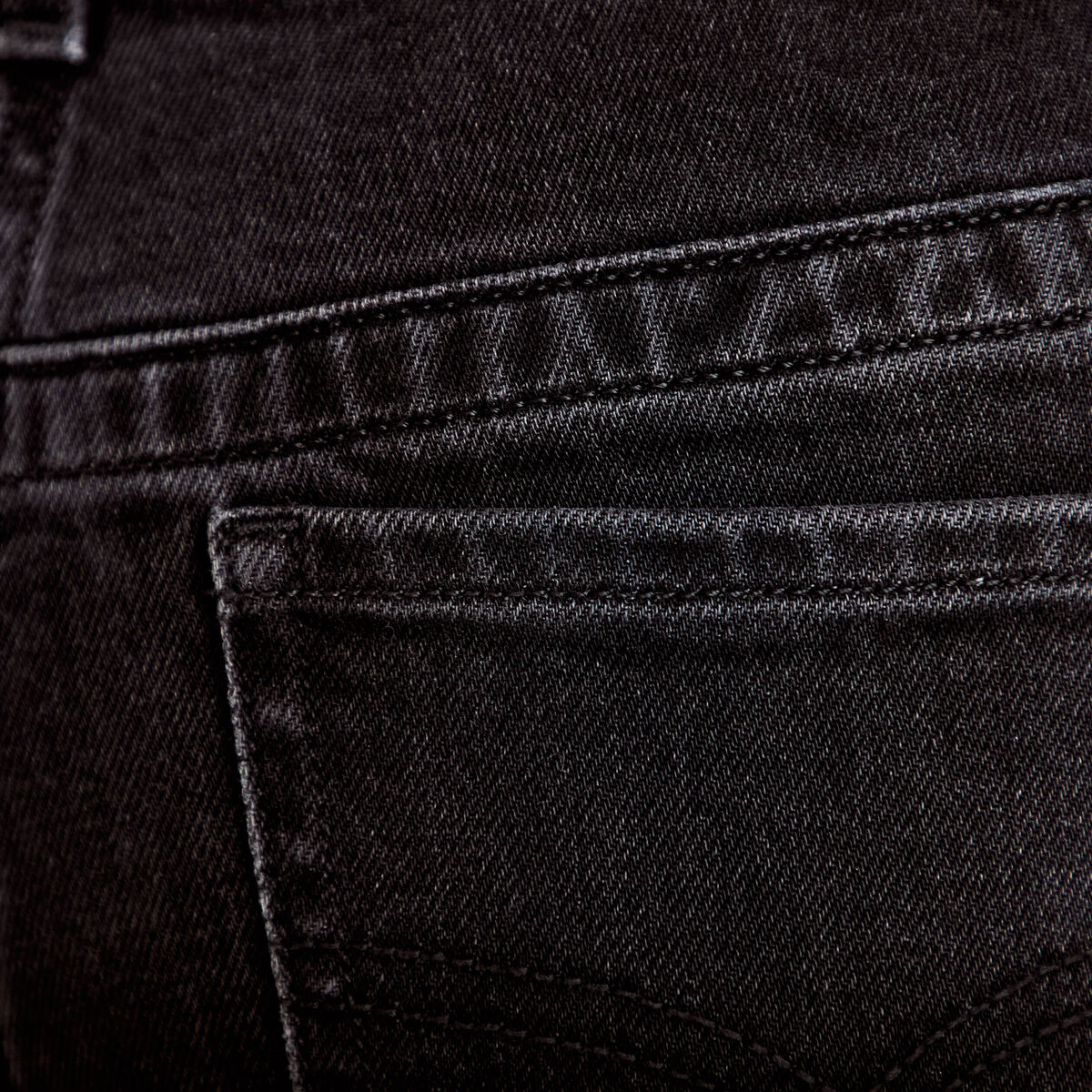 Jean bootcut taille basse denim snow noir femme