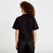 Chemise manches courtes noir femme