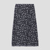 Jupe droite noir femme
