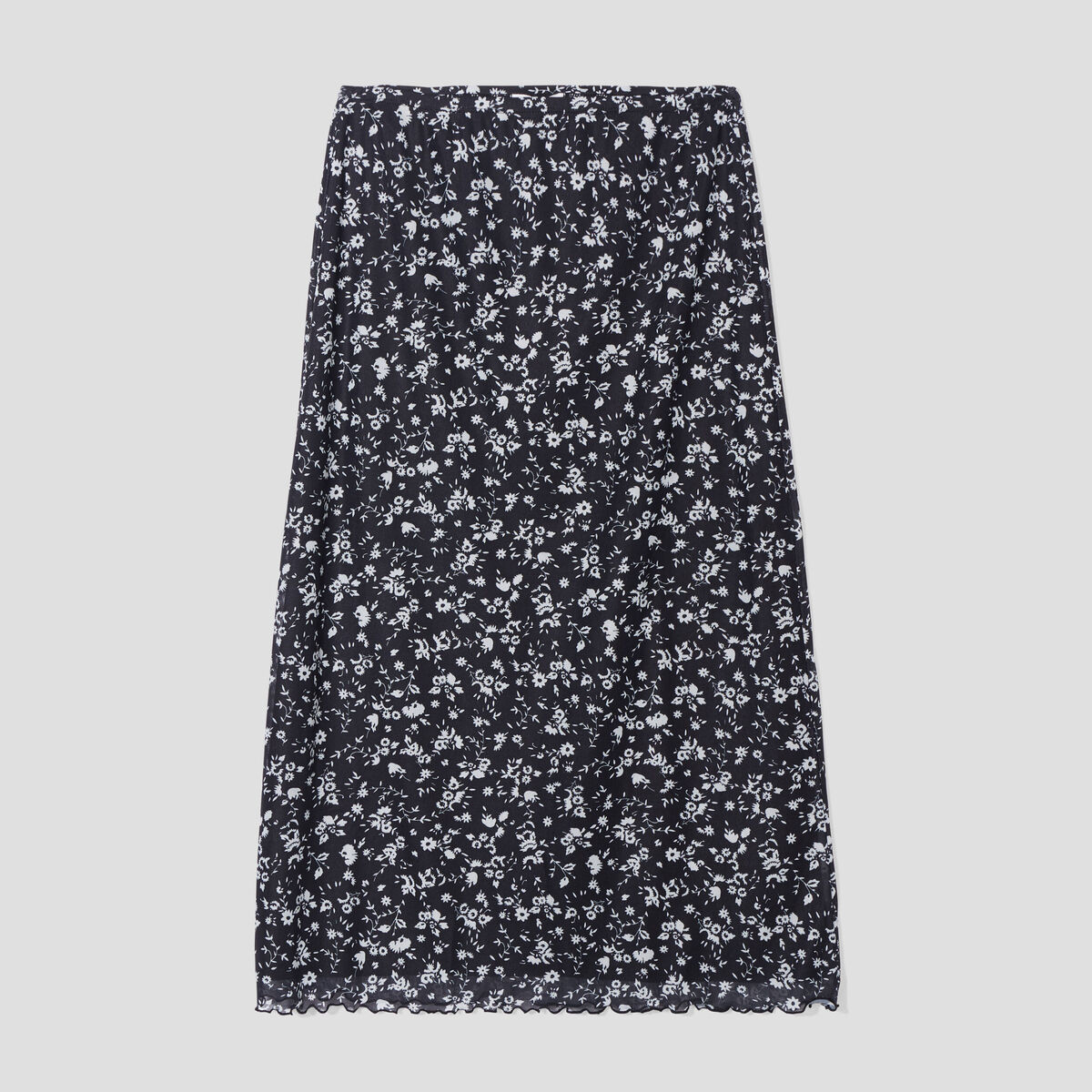 Jupe droite noir femme