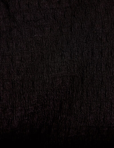 D&eacute;bardeur ajour&eacute; col rond noir femme