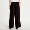 Pantalon bootcut ceinture amovible noir femme