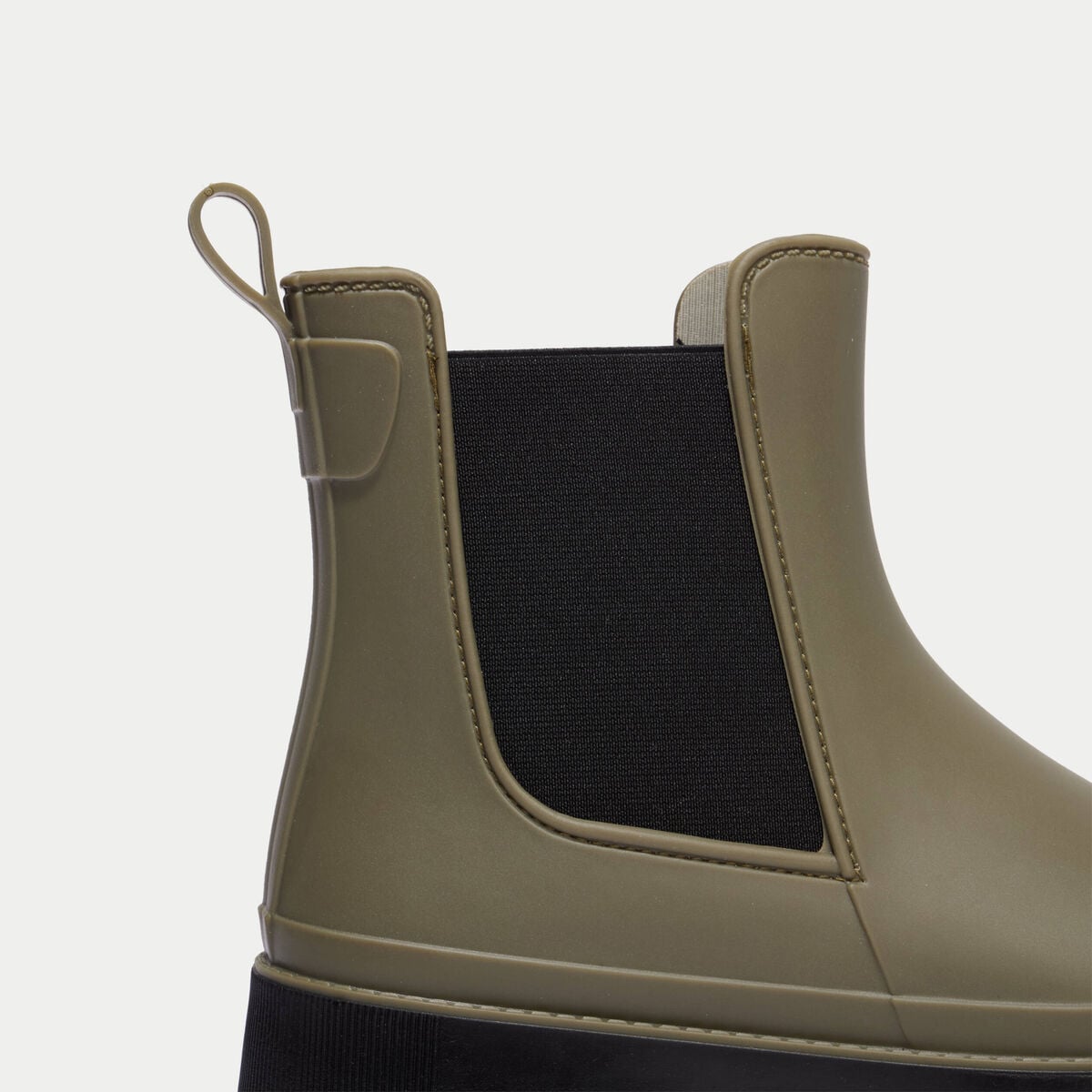 Bottines vert kaki femme
