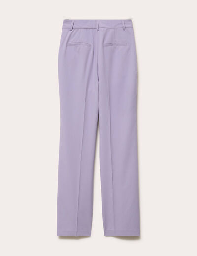Pantalon large &agrave; pinces parme femme
