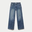 Jean wide leg taille basse denim triple stone femme