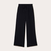 Pantalon large noir femme