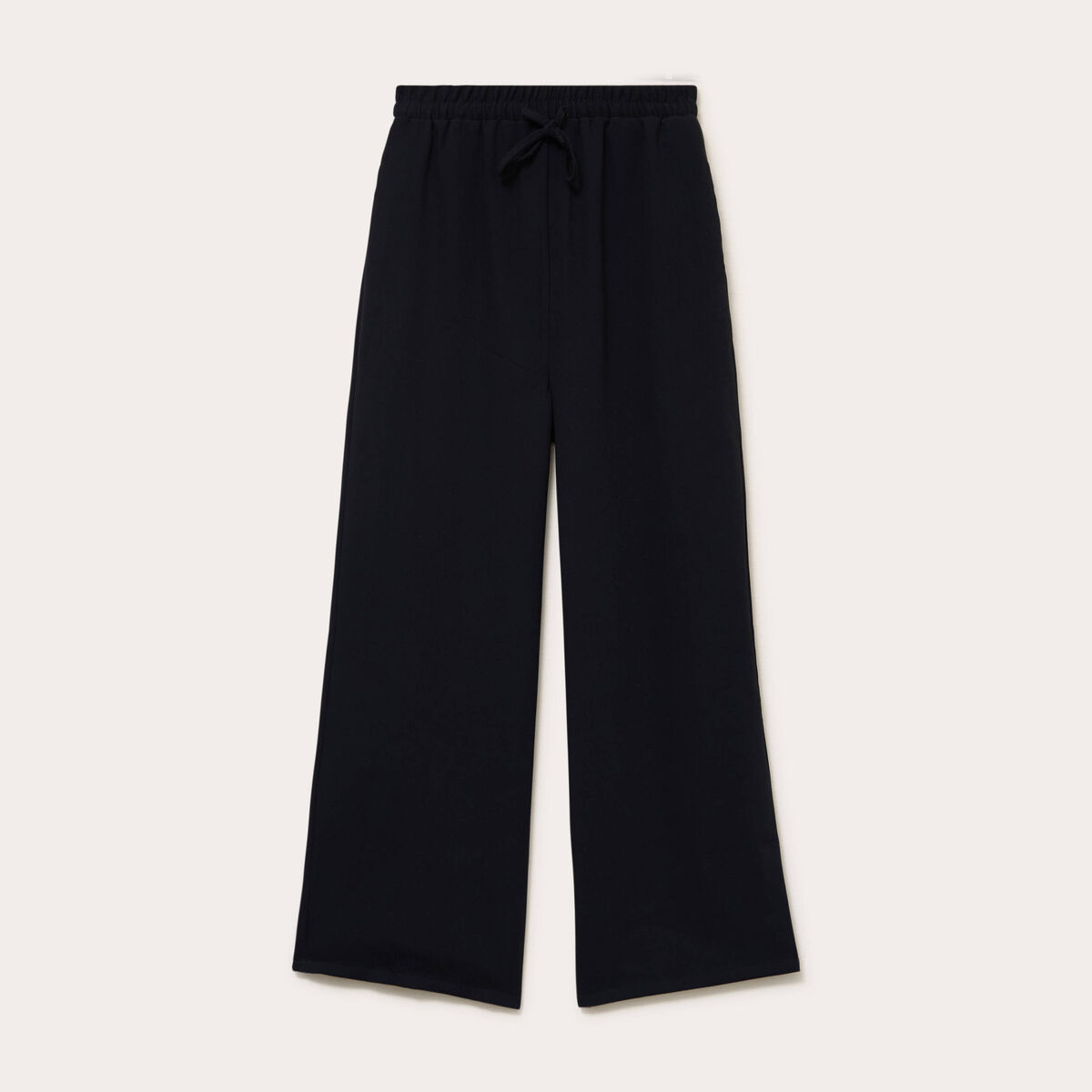 Pantalon large noir femme