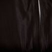 Coupe-vent oversize cropped bi-mati&egrave;re noir femme